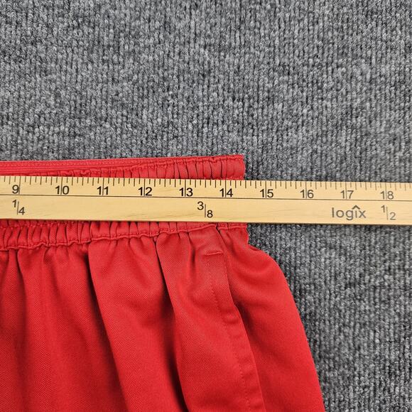 Nike Therma Fit Basketball Shorts‎ Men's L Dri-Fit Athletic Red/Black Big Swoosh - Picture 5 of 9